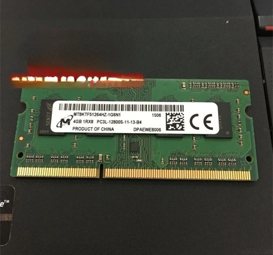 

CRUCIAL MT8KTF51264HZ-1G6N1 Notebook Memory DDR3L 4G 1RX8 PC3L-12800S