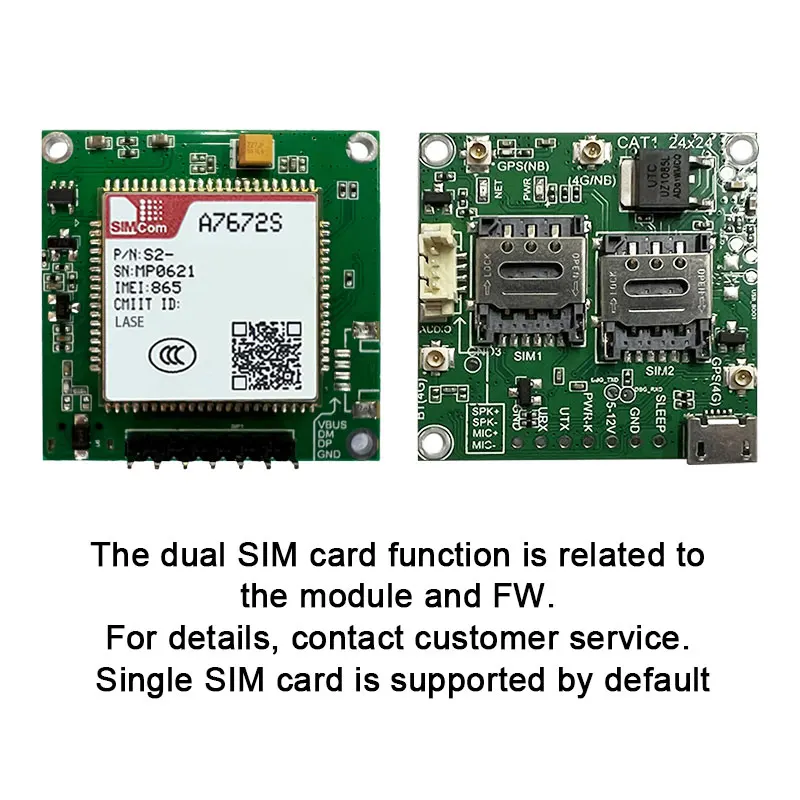 SIMcom A7672S-LASE CAT1 Core Board поддержка данных + Голос 1 шт.