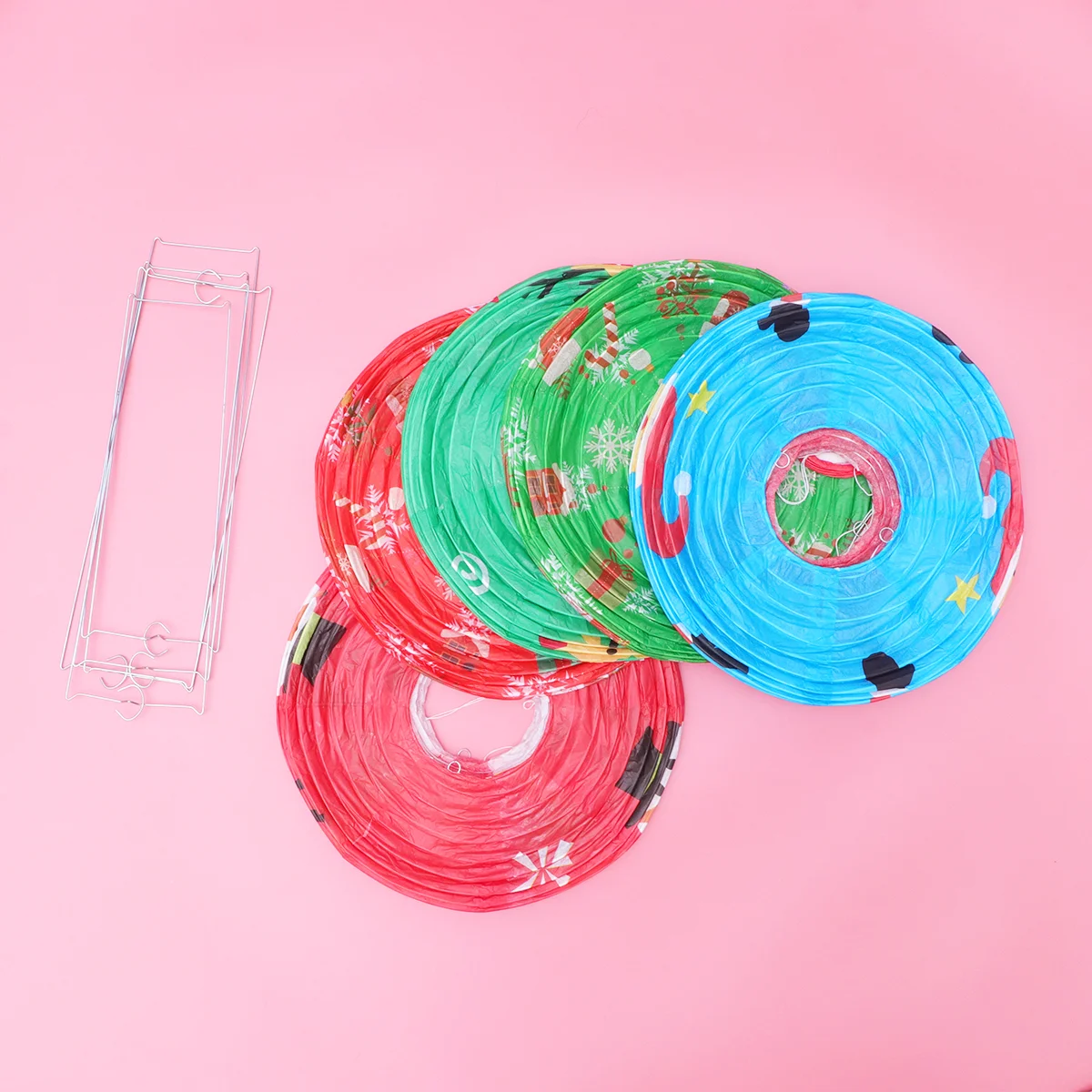 

Lights Outdoor Garden Hot Air Balloon Decor Lanterns Decorations Paper Hanging Christmas Party Chinese Patio Foldable Decorative