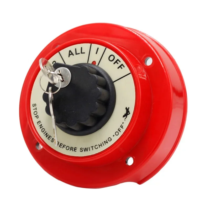 DC 32 В 2 Все 1 Выкл. 4-позиционный двойной переключатель аккумулятора с замком для