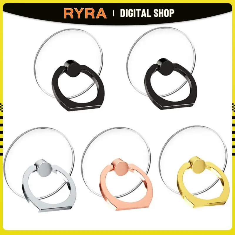 

RYRA Cell Phone Ring Holder Stand Diamond Transparent Finger Grip Clear 360° Degree Rotation Kickstand Compatible IPhones Holder