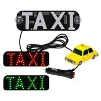 12v taxi car led indicator light panel sign warning light 2 color changeable taxi led light taxi sign light cab indicator light