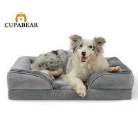 orthopedic dog bed large size sofa for large medical pet indoor anti stress cushion mattress with removable washable cover