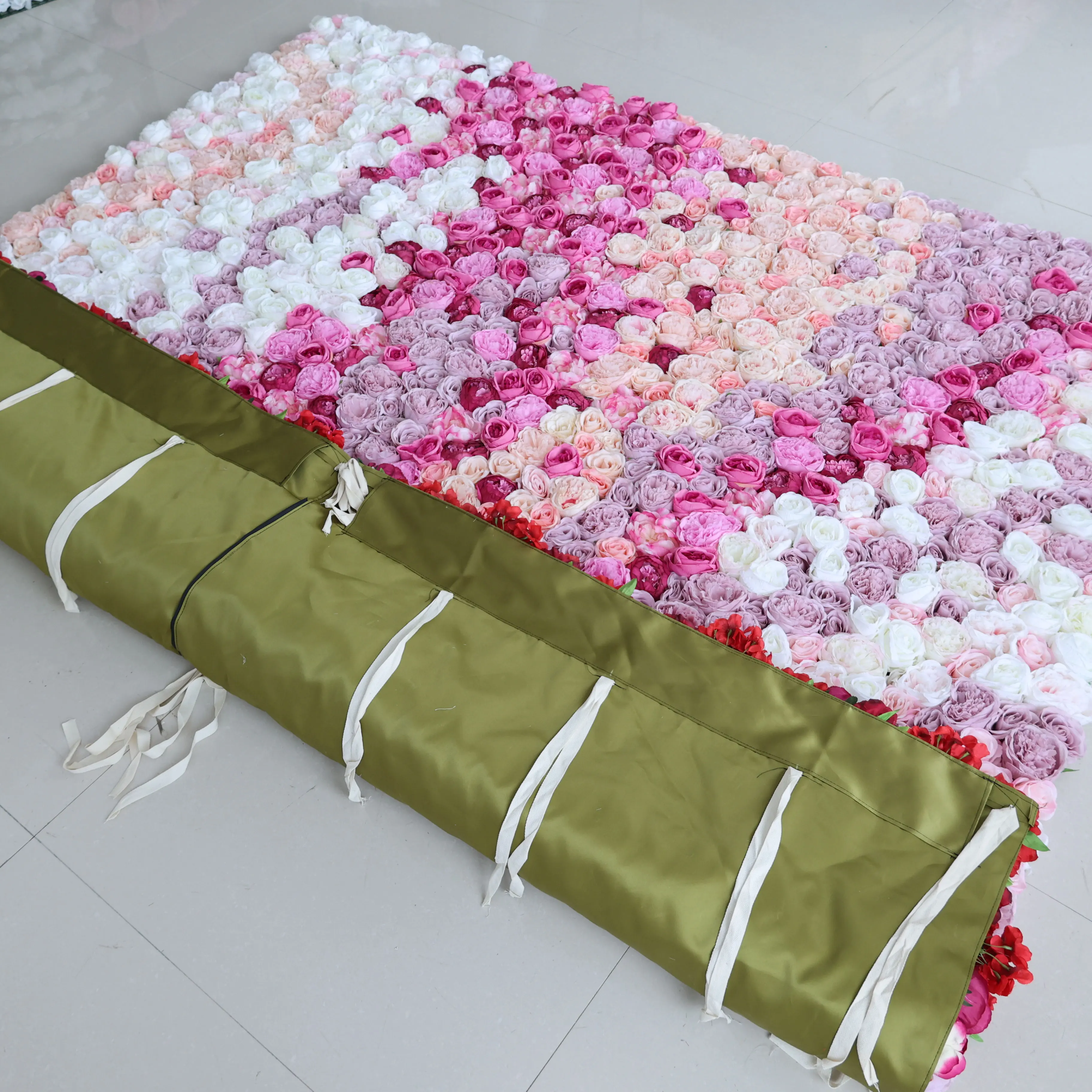 Настенные декоративные цветы YuLiFlower 3D цветочные венки и растения розовые белые