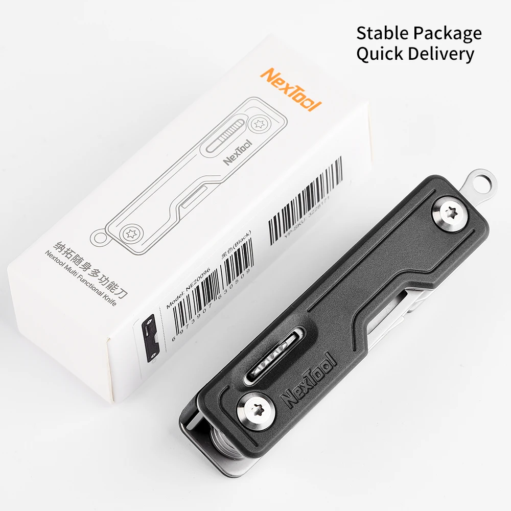 Складной нож Nextool 10 в 1, многофункциональные инструменты EDC, нож для распаковки, ножницы, отвертка, складные уличные инструменты, зажим для выживания, острый резак (art.: 3920c94563601) - 3920c94563601