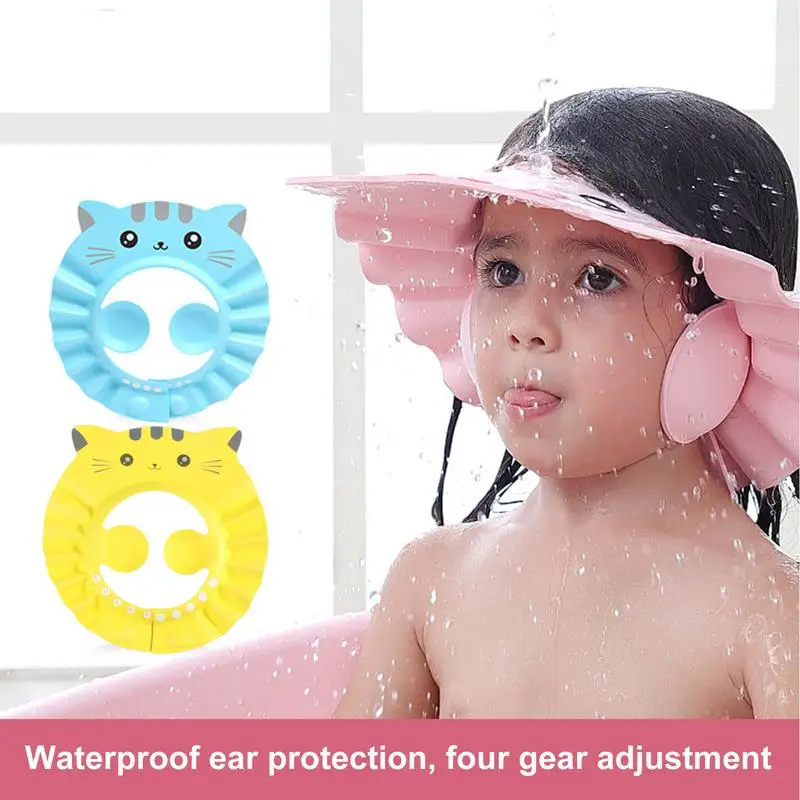

Безопасная шапка для купания и мытья волос, мягкая шапка для детей