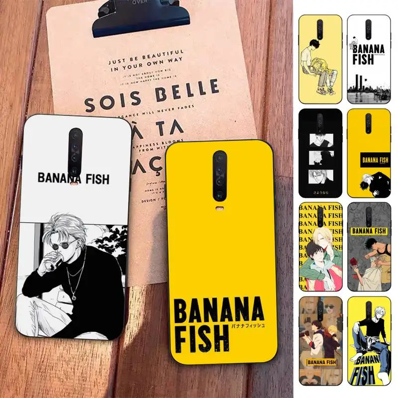

Banana Fish Phone Case for Redmi 5 6 7 8 9 A 5plus K20 4X S2 GO 6 K30 pro