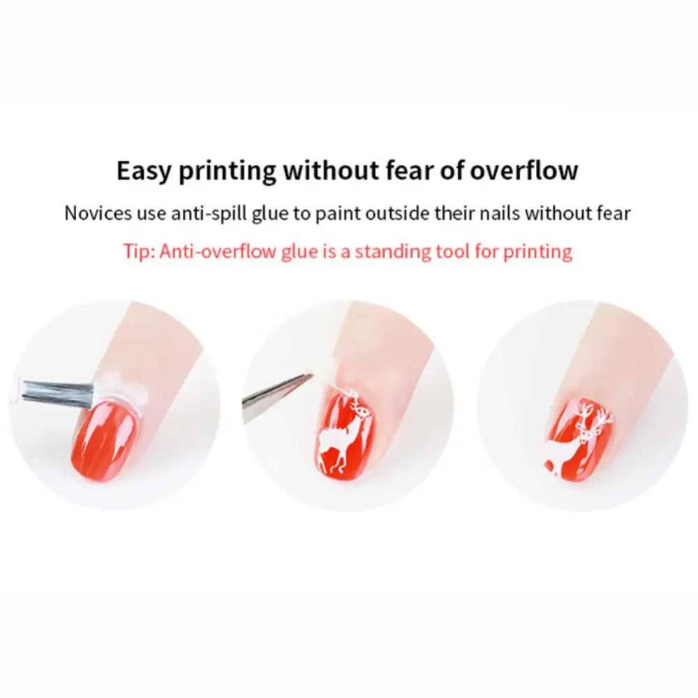 Силиконовый штамповочный набор для дизайна ногтей пластина французского