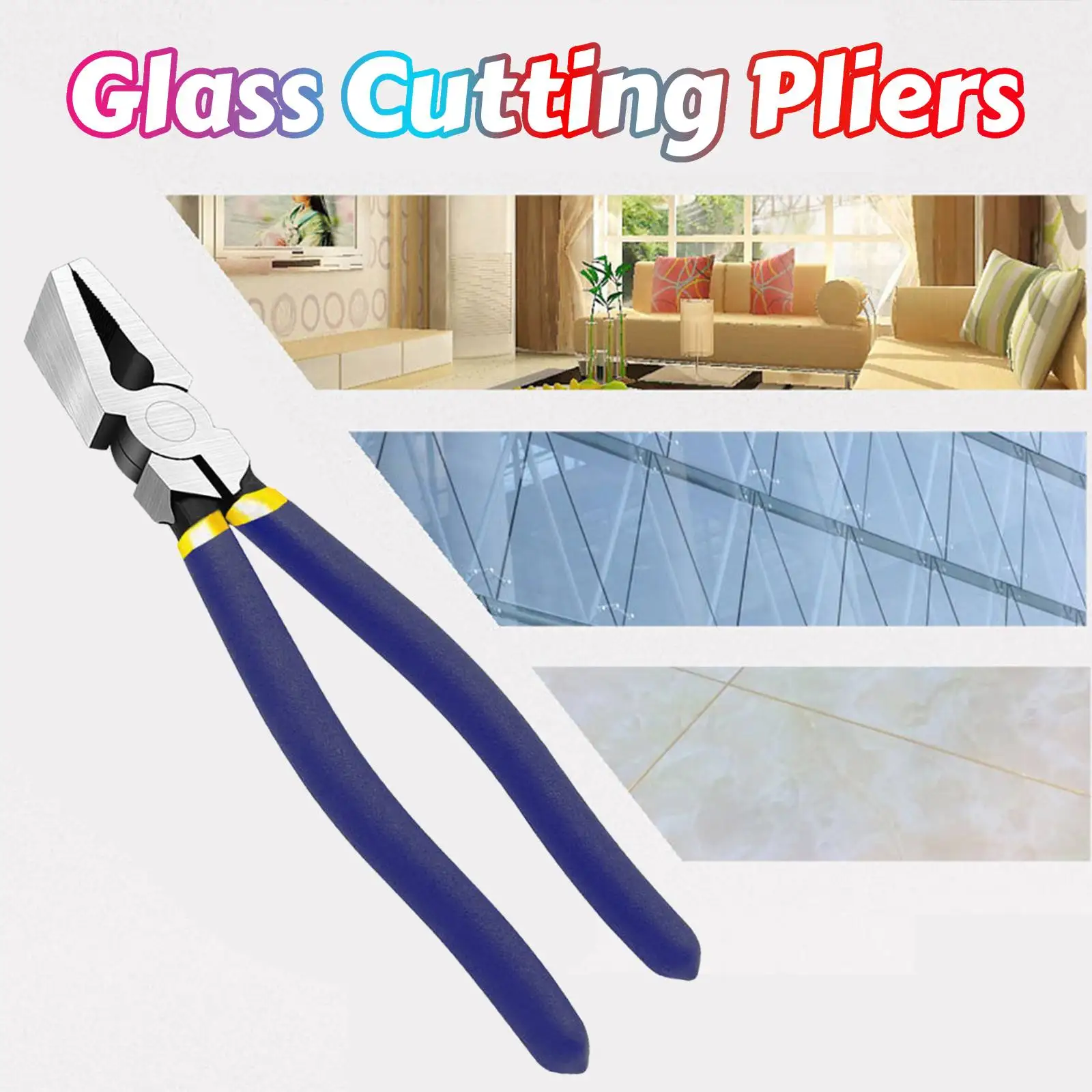Инструмент для резки стекла инструмент для резки стального стекла брелок для ключей плоскогубцы для резки стекла кусачки для бега стекла для установки оборудования плитки