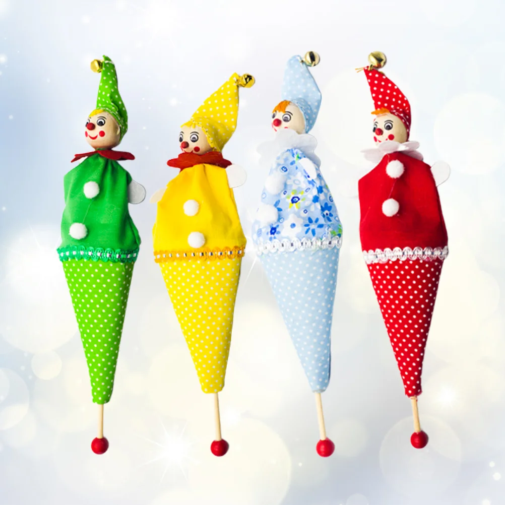 

4 pcs Holy Cannon Man Doll Cloth Art Tool for Christmas Decoration