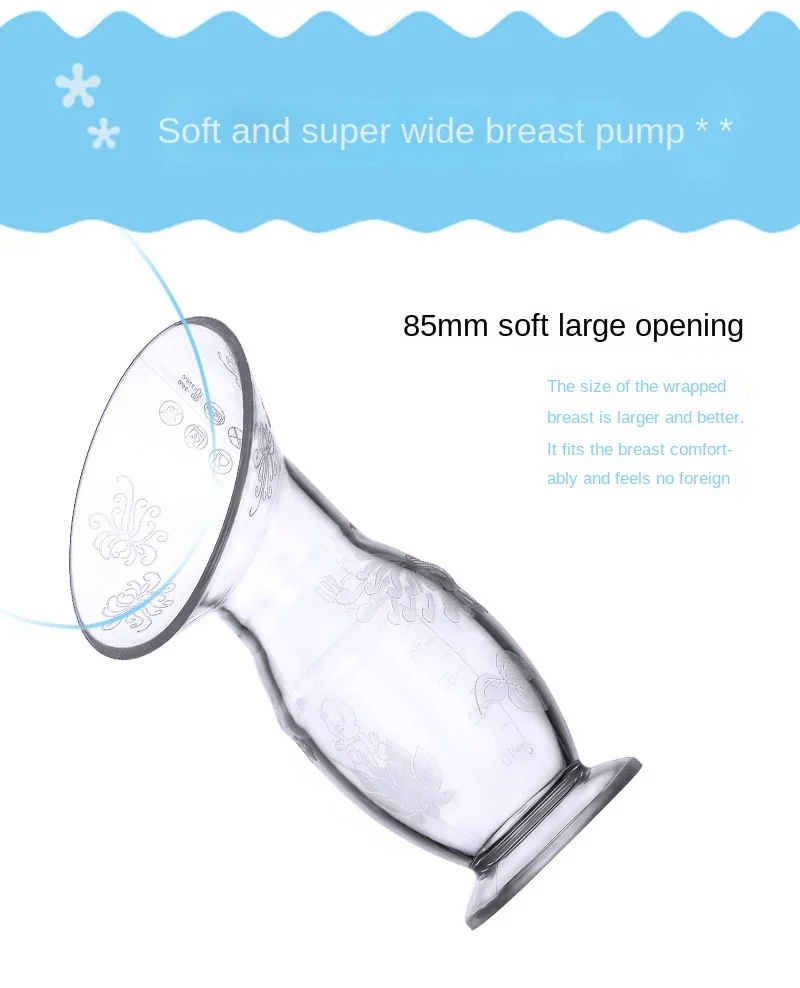 Manual Breast Pump  Extractor De Leche Materna  Breast Pump  Maternity  Silica Gel  Latex Free