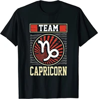 team capricorn zodiac sign symbol cosmic astrology graphic t shirt
