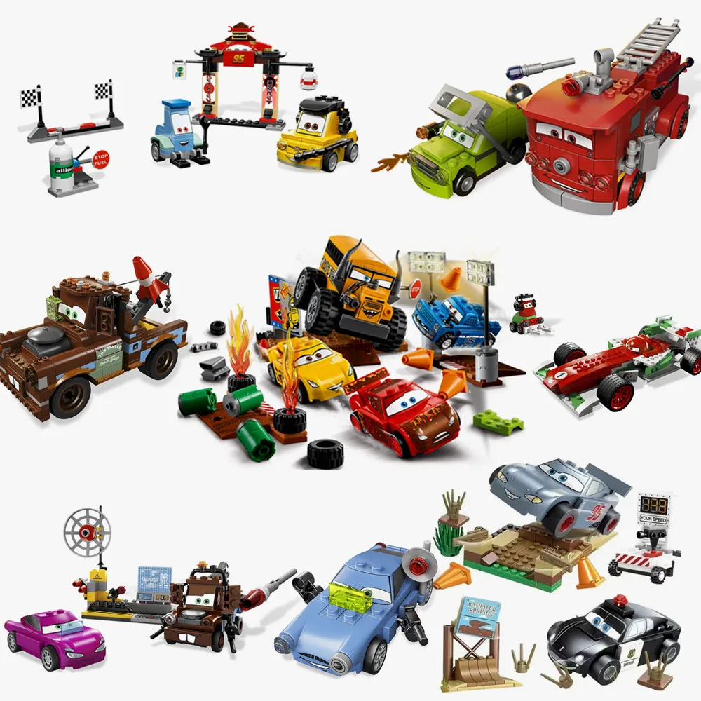 

McQueen Products Thunder Hollow Crazy 8 Race строительные блоки в комплекте модели детской Куклы Игрушки для мальчиков Детский подарок