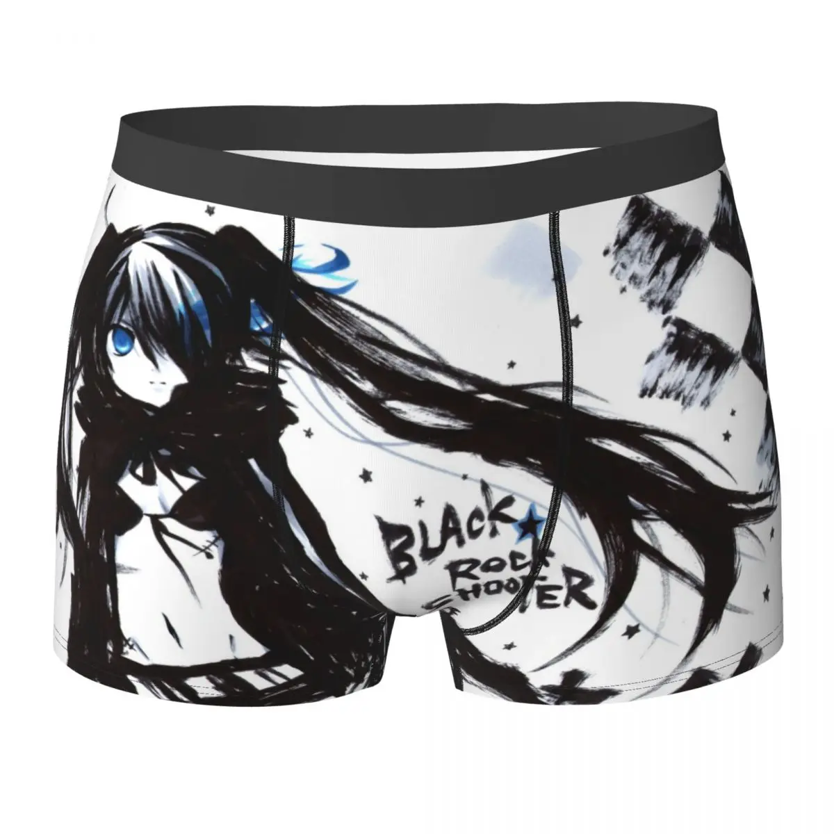 

Black Rock Shooter Anime Men's Underwear Boxer Shorts Panties Sexy Breathable Underpants for Male S-XXL