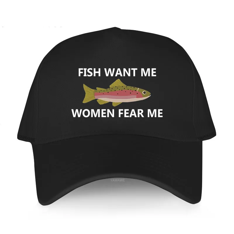 

Бейсболка Fish Want Me Женская, белый головной убор, хип-хоп, шапка для спорта, для мальчиков, для улицы, на весну