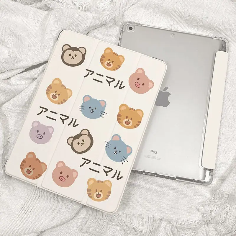 

Japanese Cartoon Cute Case for IPad 9.7" Tablet Ipad 6th Generation Tablets Mini 1 2 3 4 5 6 With Pen Case Accessories Parts