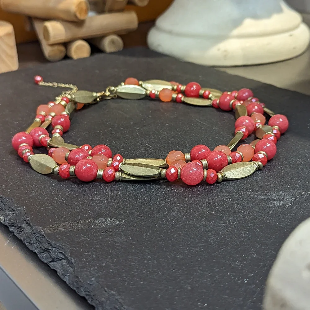 Разноцветные Популярные Круглые бусины в старинном стиле искусственные камни