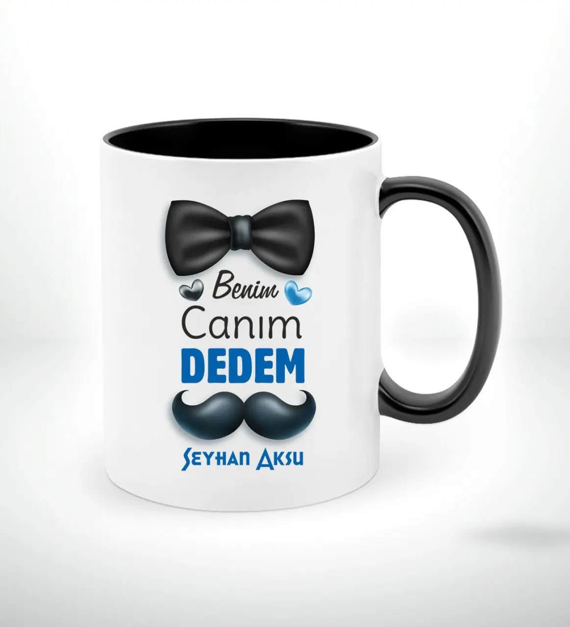 

Персонализированные дорогой Dedem дизайн черный, белый цвет кружка Bardak-3