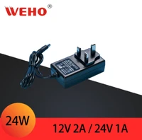 24w led driver power supply 12v 2a 24v 1a transformer wall mount ac dc power adapter with wall plug dc 5 52 1mm