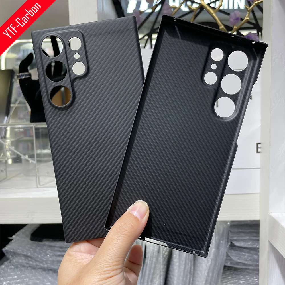 Чехол из углеродного волокна YTF для Samsung GalaxyS24 ультрасоковый ультратонкий