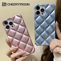 bright lingge style wavy silicone soft solid color case for iphone 13 12 pro max 12pro x xsmax xr 8 7 plus protector phone cover