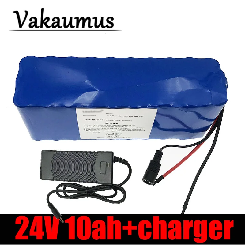 

24V 10ah Electric Bicycle Lithium Battery 7S 4P 18650 Pack With 15A BMS And 2A Charger For 250W 350W Scooter/Wheelchair Kit Etc.