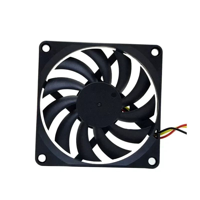 Фото Вентилятор Cooler Supreme A8010-27RB-3AN-F1 12V 0.25A 8 см, бесшумный, ультратонкий, для корпуса ПК №4