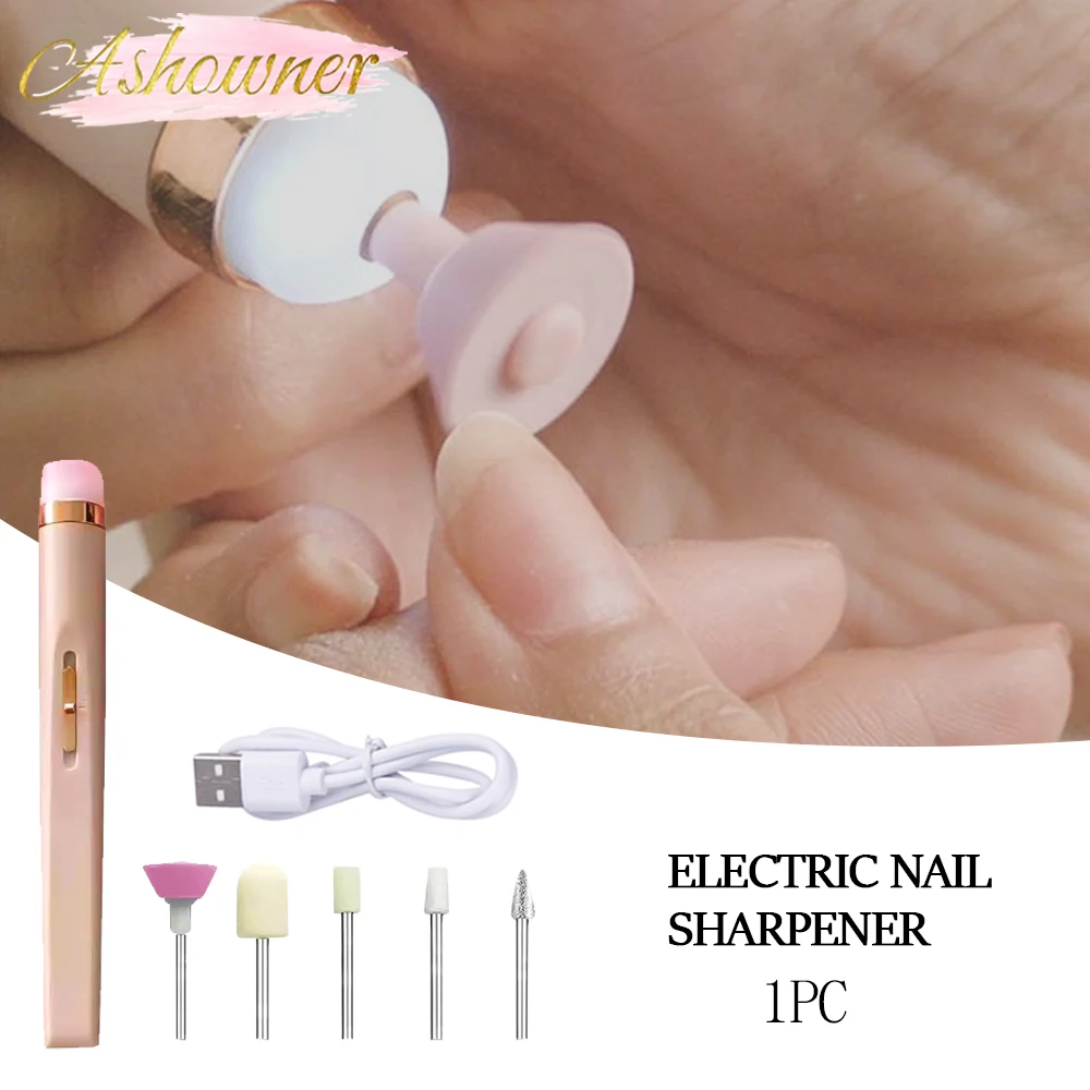 

Removing 5 Portable Manicure Dead In 1 For Electric Nail Art Skin Polisher Remover Nail Nail Machine Set Nail Polish Grinder