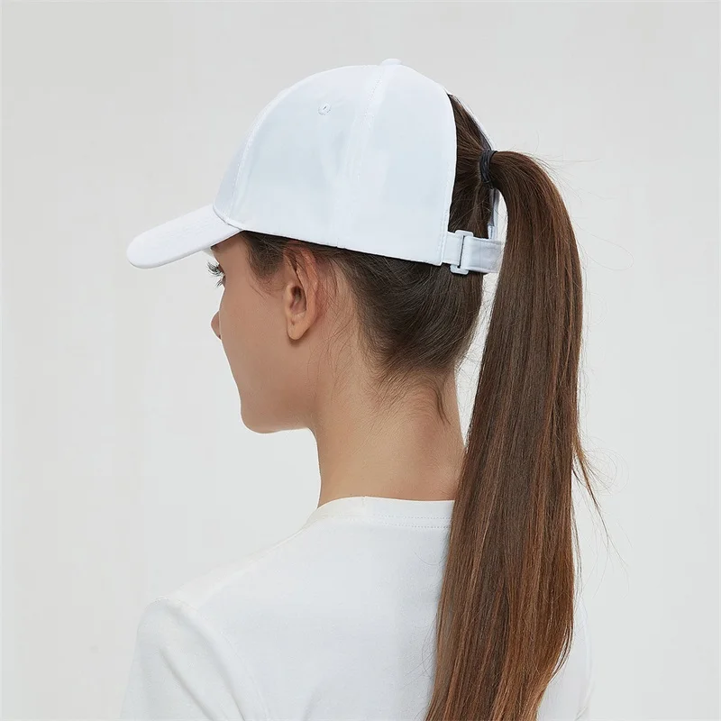 

Sunfanrtnn Family Matching Ponytail Baseball Hats Mother Child Daughter Cap Parent-Child Peaked Cap Adjustable Casual Sun Visor