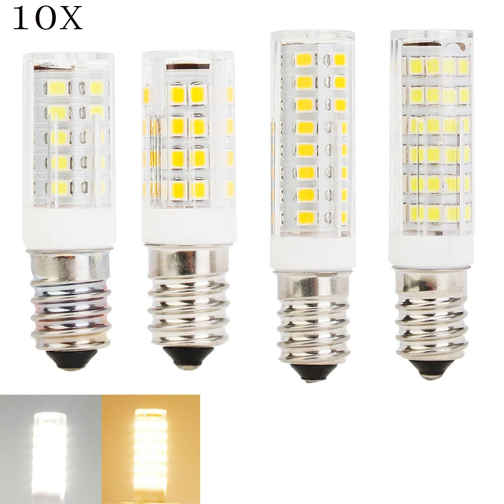 10Pcs Led Кукурузная лампочка Мини - E14 Двухцветная розетка для замены Smd 2835 240V лампа