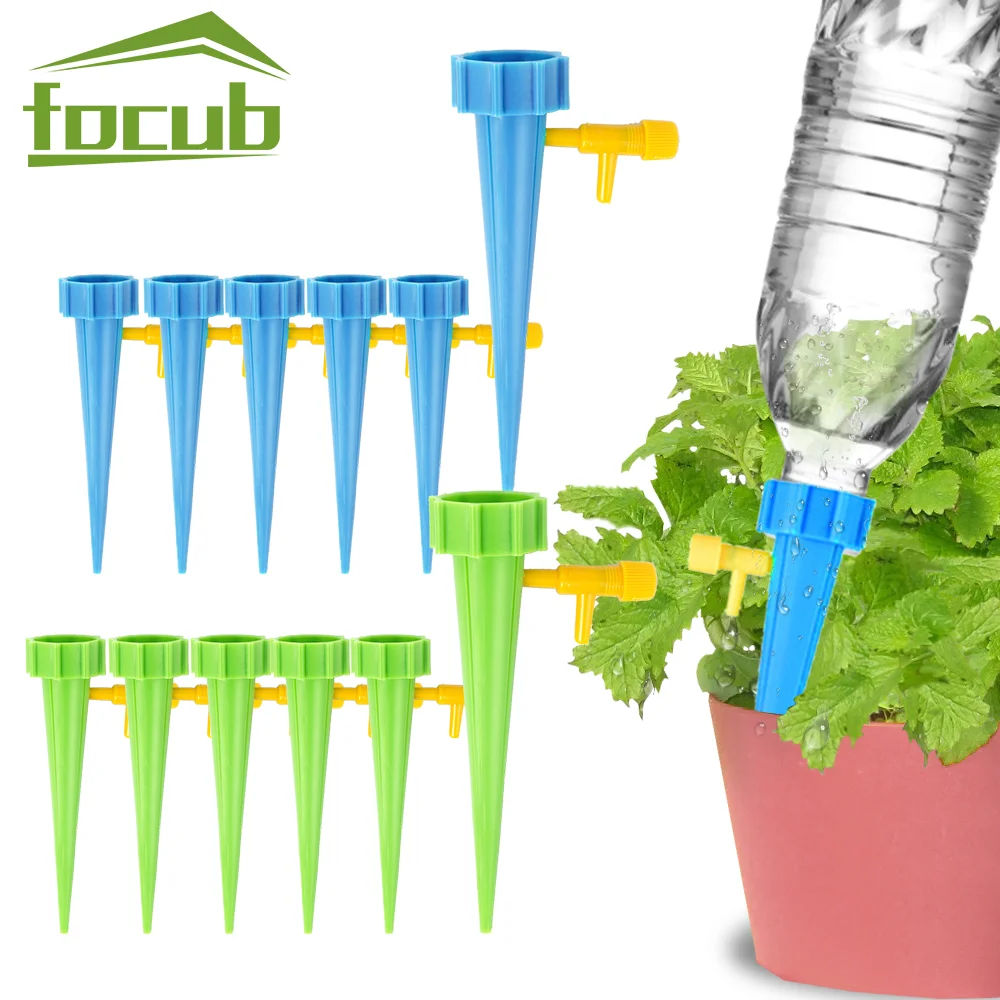 Automatic Self Watering Spikes Adjustable Auto Drip Irrigation System for Garden Flower Plants Water Dripper |