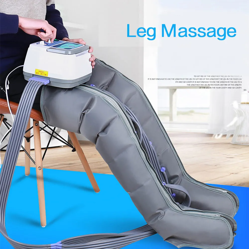 

6-Cavity Air Wave Leg Massager Knee Joint Massage Machine Physiotherapy Air Pressure Compression Automatic Cycle Physiotherapy