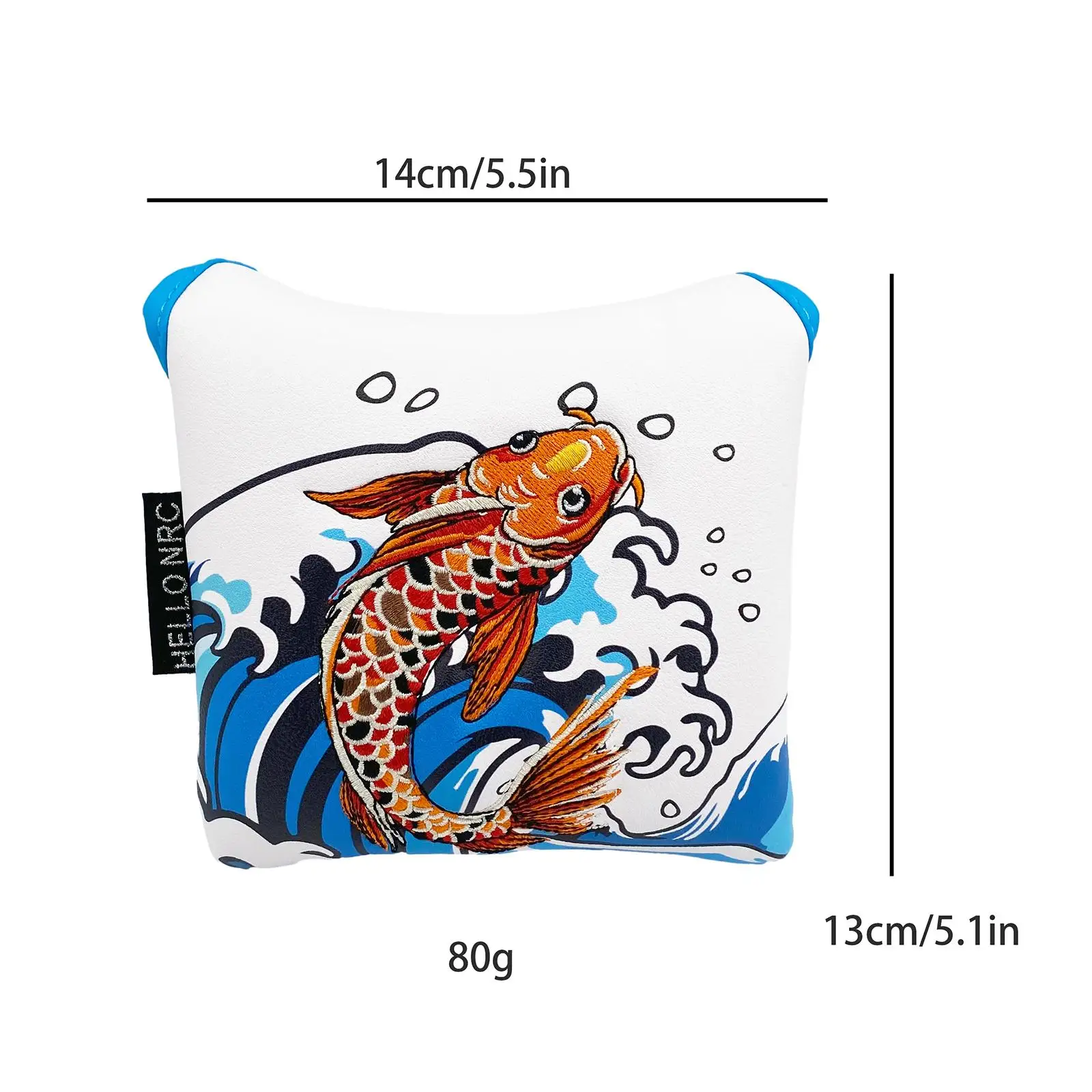 Чехол для клюшки гольфа с вышивкой модные аксессуары плюшевая подкладка