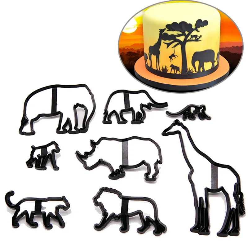 

Cookie Cutter Stampers for DIY Cake Baking Decoration Fondant Favors Household Tools Food-grade Cake Plunger Cutter Cake Mold