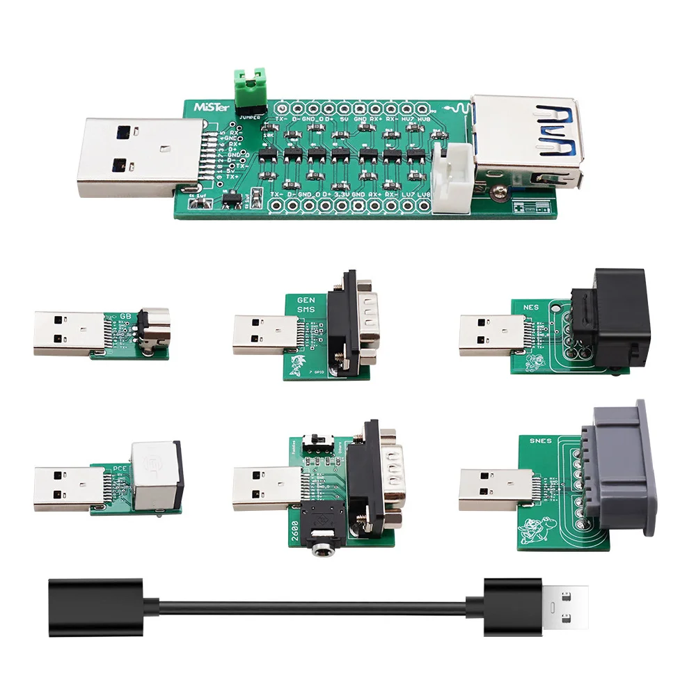 Адаптер SNAC для mr FPGA адаптеры контроллера USB 3 0 конвертер аксессуаров Atari 2600