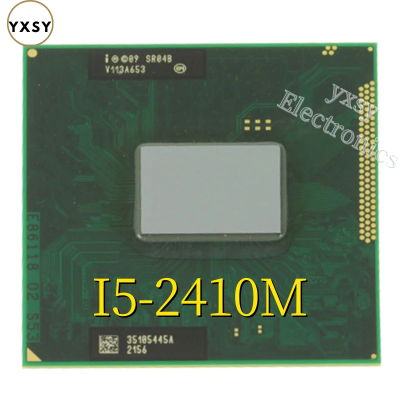 

Процессор Intel Core i5-2410M, ЦП для ноутбука, i5 2410M SR04B двухъядерный, разъем G2/rPGA988B, 35 Вт, 2,3 ГГц, 3 Мб кэш-памяти