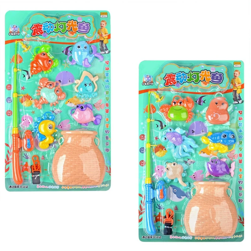 

Children Boy Girl Fishing Toy Set Magnetic Play Water Baby Toys Children Gift