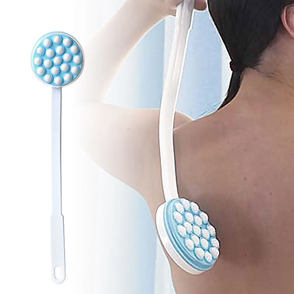 

Long Handle Cream Lotion Applicator Back Massager Scrubber Bath Shower Body Brush Bathroom Accessories