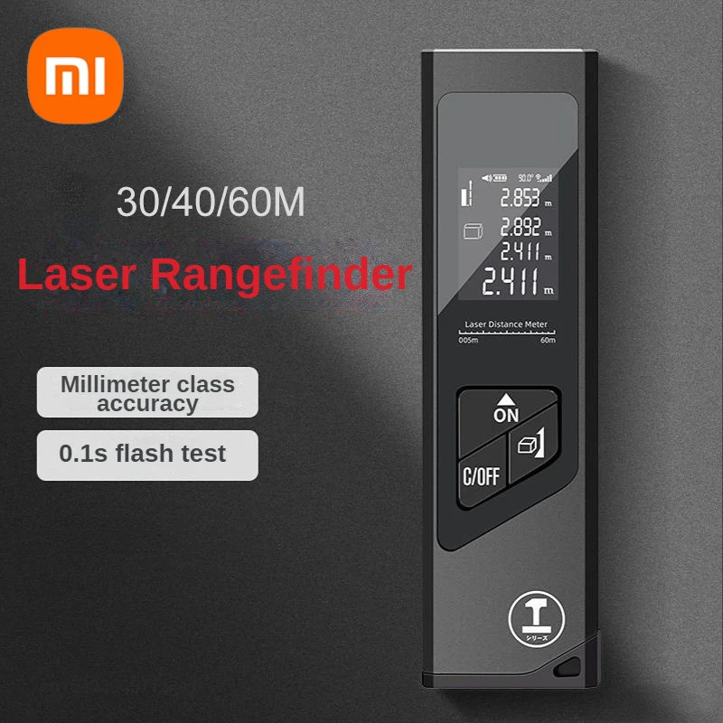 

Лазерный дальномер Xiaomi Green Rangefinder 30 м 40 м 60 м, лазерная рулетка Trena, дальномер, строительное измерительное устройство, линейка, ручные измерительные инструменты