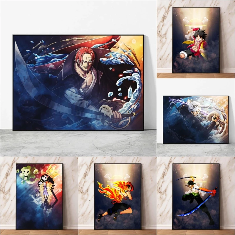 

Картина на холсте аниме One Piece Luffy Robin Hd картина подходит для детской комнаты декоративный подарок