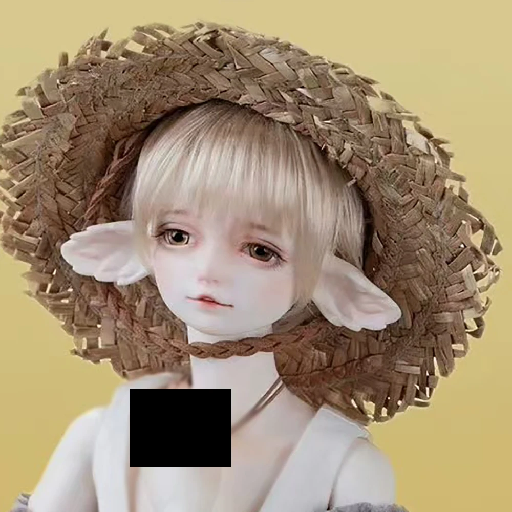 1/4 BJD кукла голова с телом без лица Смола лиса мальчик NudeDoll шарнирные куклы