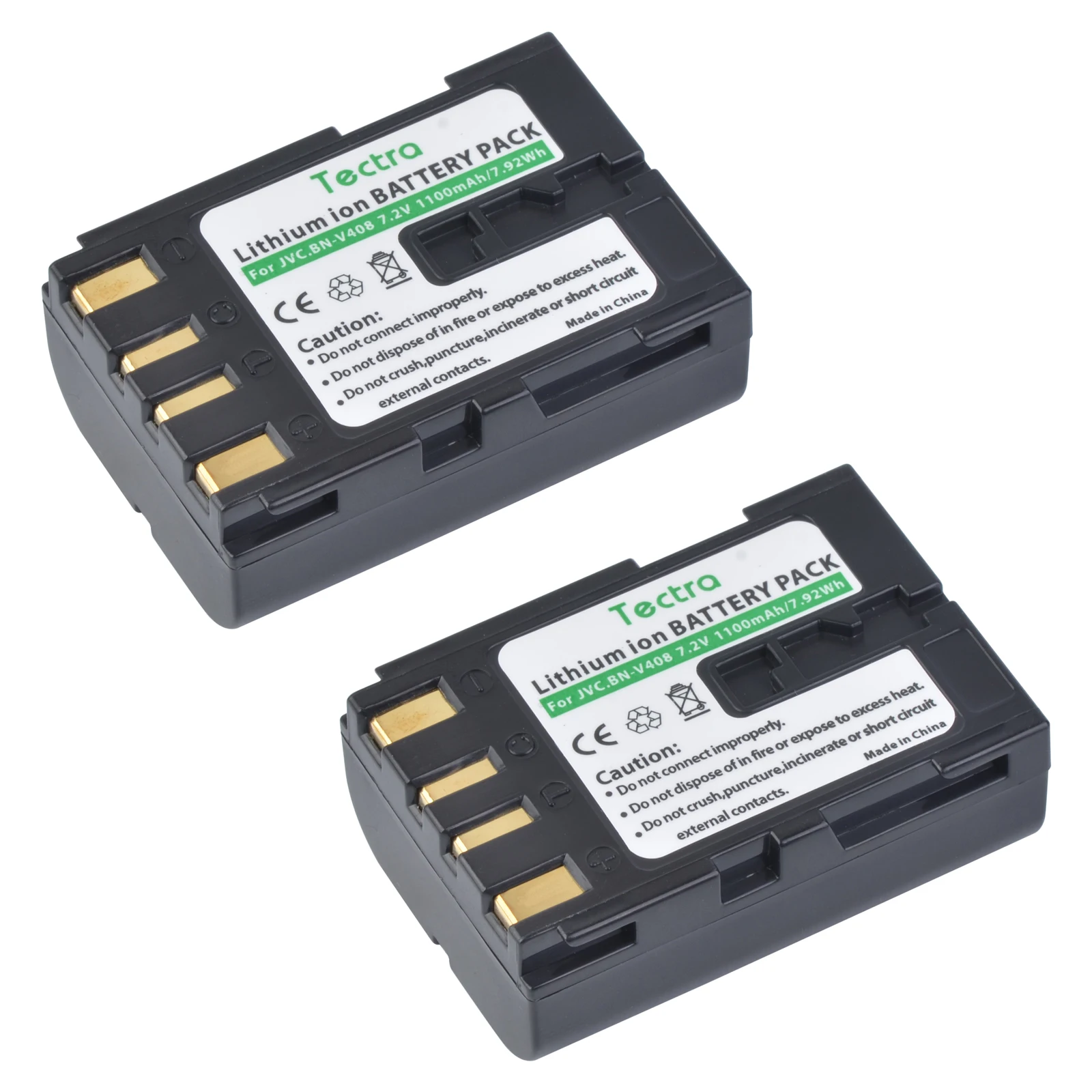 Аккумулятор 1100 мАч BN-V408 + зарядное устройство со светодиодной подсветкой для JVC