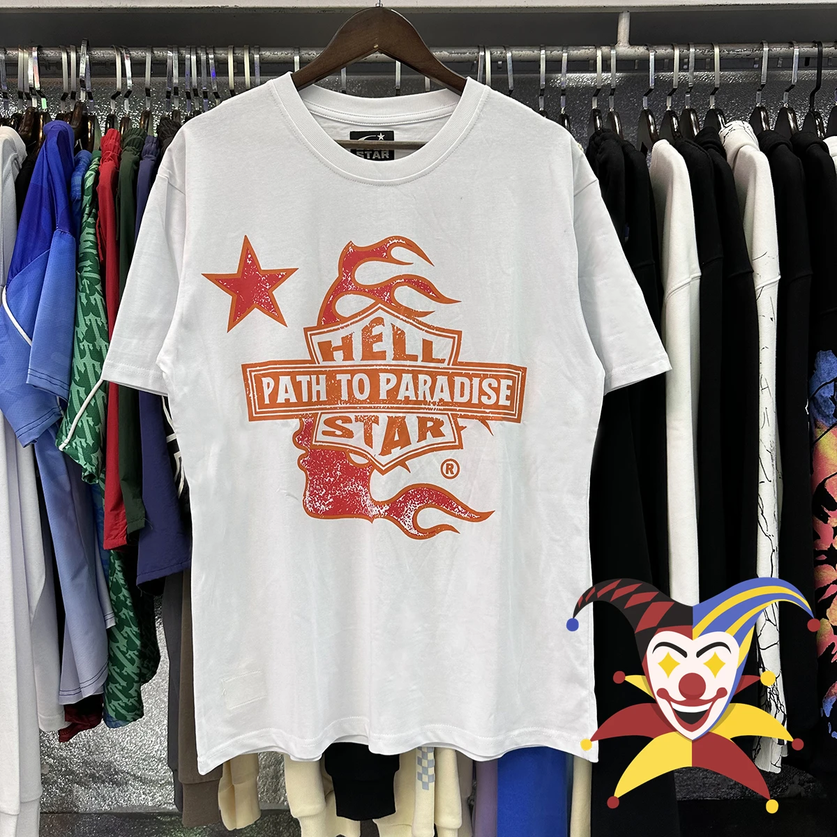 

Футболка с коротким рукавом для мужчин и женщин Hellstar Tour