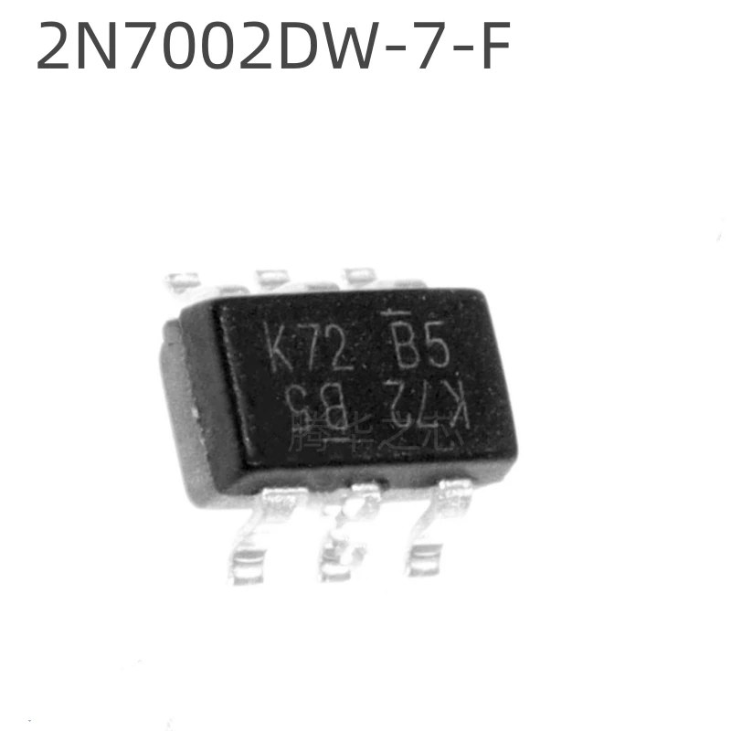 

20PCS new 2N7002DW-7-F package SOT363 field effet dual N-channel 2N7002DW