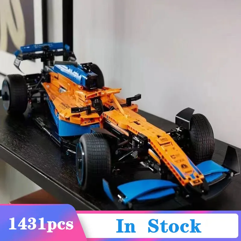 

1432PCS High-Tech Speed Race McLaren Formula F1 Car Building Blocks 42141 Assemble Bricks Vehicle Toys Gifts For Adult Boys