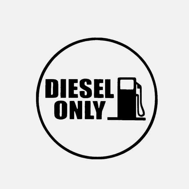 

Only Diesel Fuel Tank Cover Sticker 12 Cm Black
