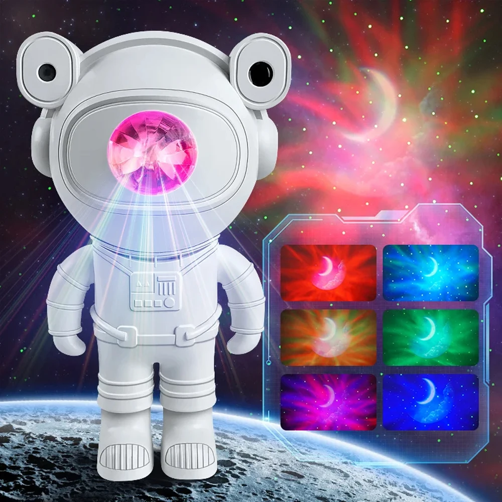 

Bluetooth астронавт Галактический проектор ночной Светильник звездное небо Луна Звезда светодиодная спальня Ночная лампа домашние декоративные детские подарки