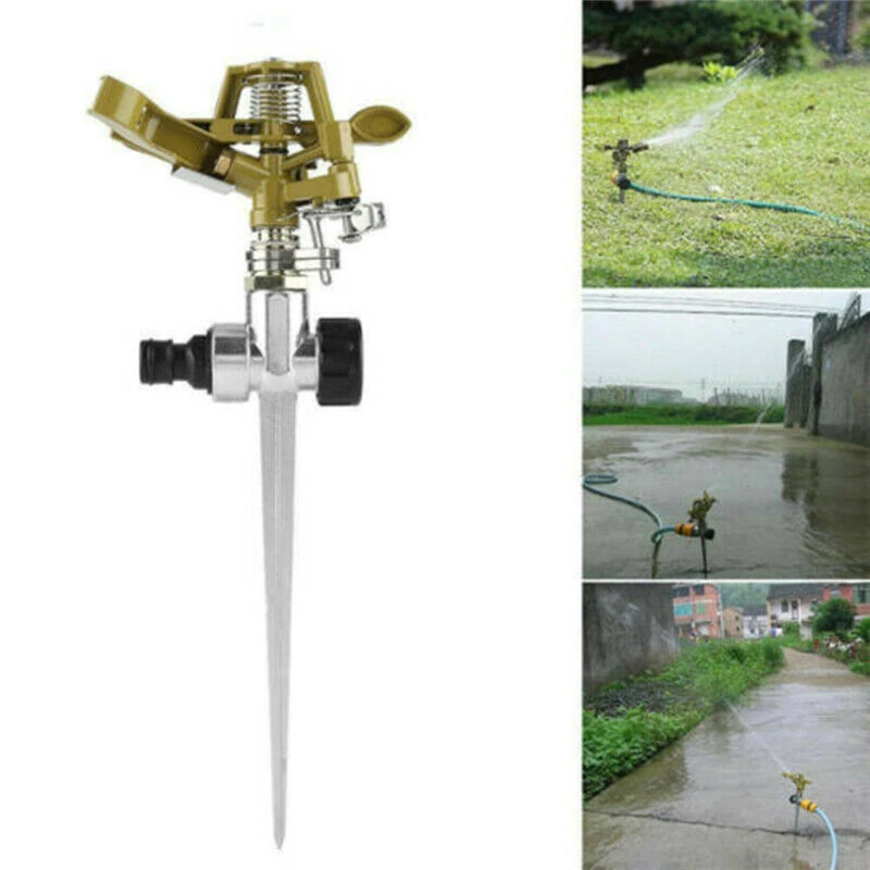 

360° Rotating Water Sprayer Yard Lawn Farm Watering Irrigation Sprinkler Rotary Agricultural Garden Tools