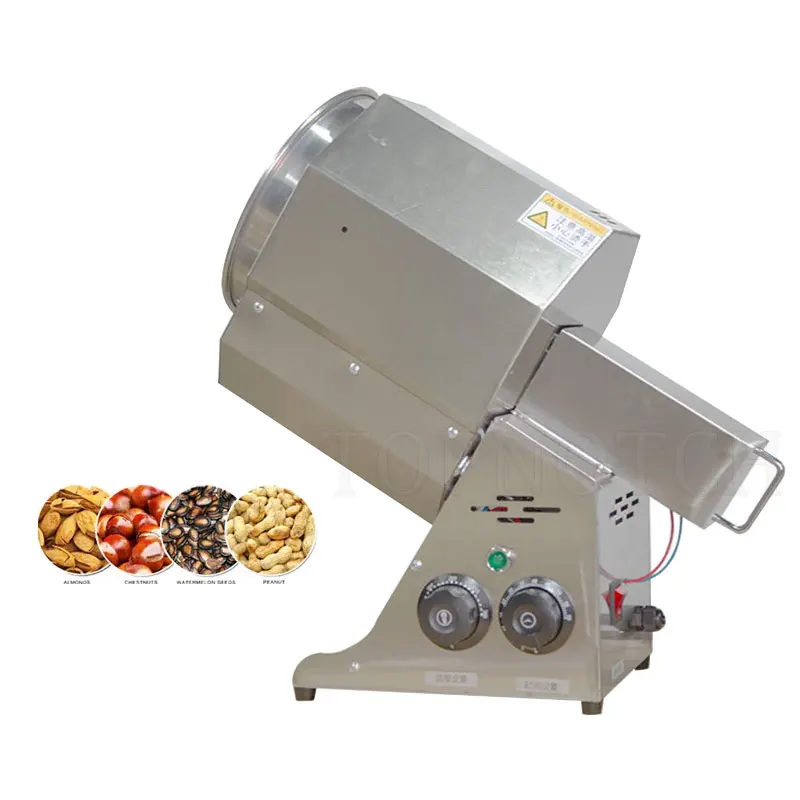 

Sesame Peanut Grains Almond Roaster Nut Roasting Machine Stainless Steel Coffee Bean Baking Machine