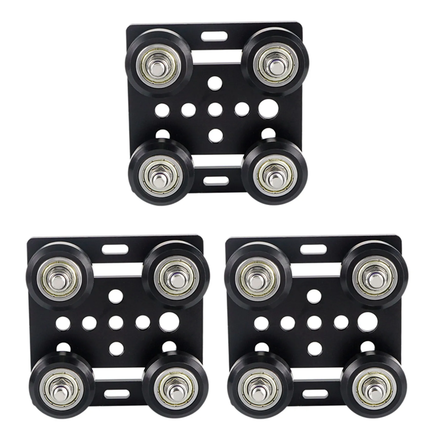 

3X 3D Printer Accessories for Openbuilds V Slot European Standard 2020 Aluminum Profile Pulley V-Slot Build Gantry Plate